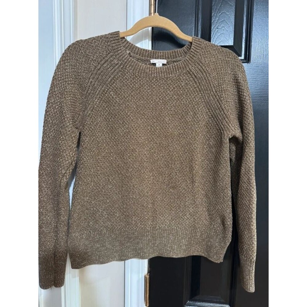 Vintage Gap Marled Textured Knit Crewneck Sweater 100% cotton- Size Medium